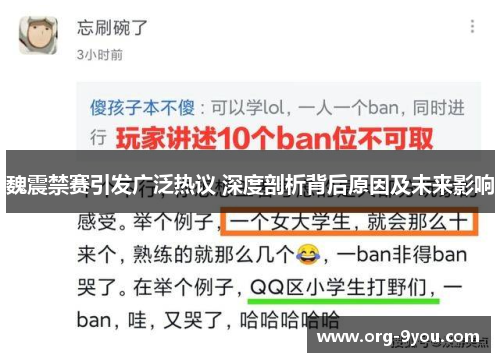 魏震禁赛引发广泛热议 深度剖析背后原因及未来影响